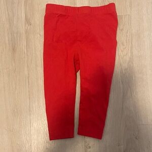 Cat & Jack red bow leggings